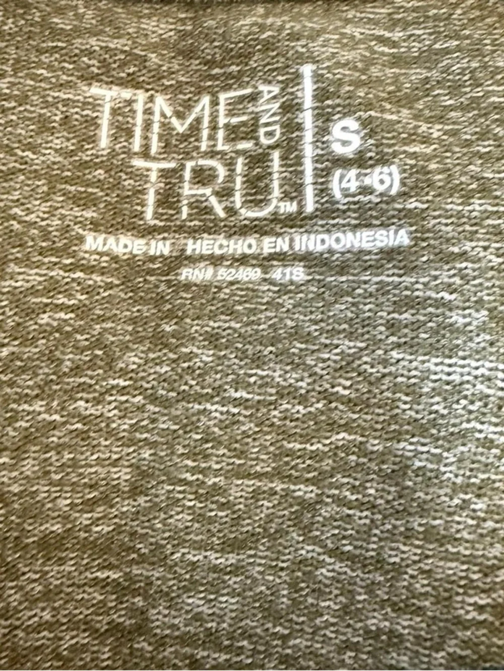 Time and Tru long sleeve crewneck bundle set of 7 shirts basics minimalist color - Picture 2 of 5